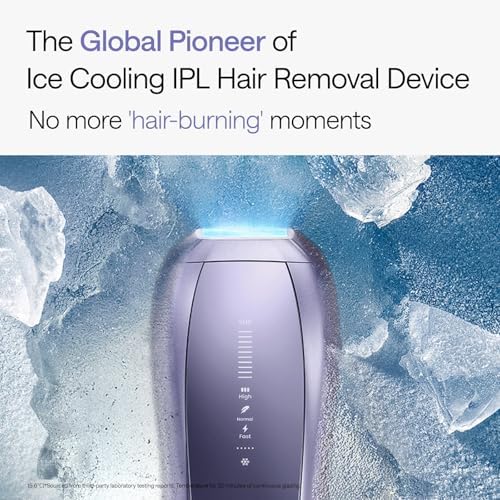 Ulike Laser Hair Removal, Air 10 IPL Hair Removal for Women and Men, 65F Ice-Cooling Contact, Dual Lights, Skin Sensor & SHR Mode* for Nearly Painless, Effective & Long-Lasting Hair Removal from Home