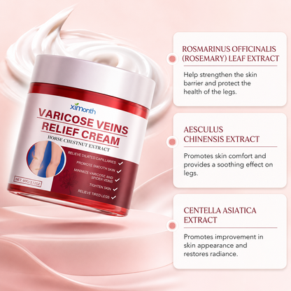 Professional Varicose & Spider Vein Care Cream – 80g | Advanced Leg Comfort & Skin Support Formula