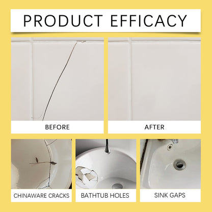 🔥New Upgrade✨ Tile & Stone Crack Repair Kit - Professional-Grade Filler for Sealing Gaps, Waterproof & Color-Matching Formula💧