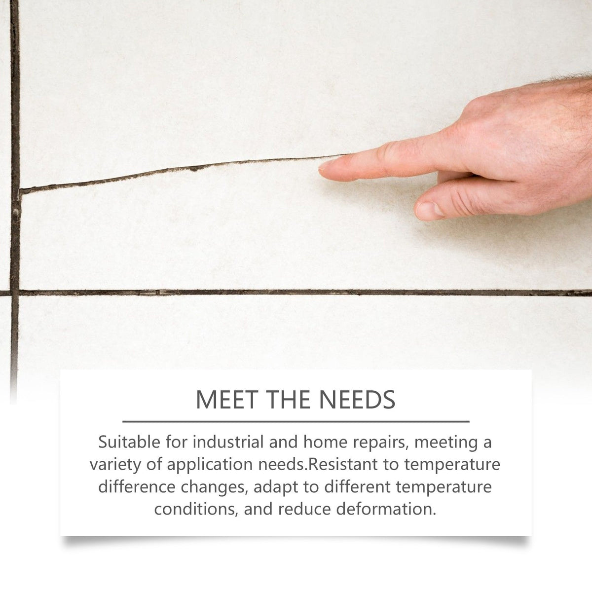 🔥New Upgrade✨ Tile & Stone Crack Repair Kit - Professional-Grade Filler for Sealing Gaps, Waterproof & Color-Matching Formula💧