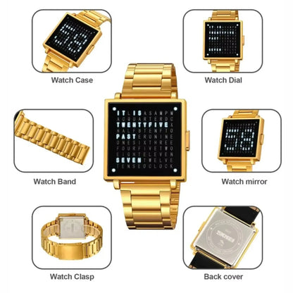 Retro Electronic Watch For Man Fashion Original Led Light Digital Wrsit watch Date Display New Style Clock Life Waterproof